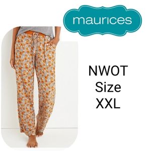 NWOT Maurices Sleep / Lounge Pants Size XXL